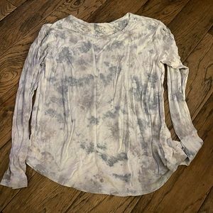 Marble long sleeve t-shirt